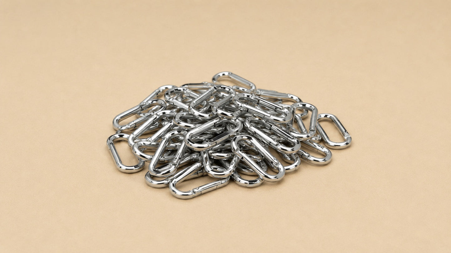 Karabinerhaken Aluminium 5x57mm (6St./10St./100St.)